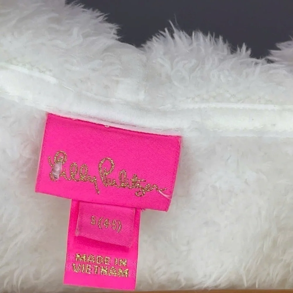 NWOT LILLY PULITZER GIRLS EASTLEY SHERPA XS S M